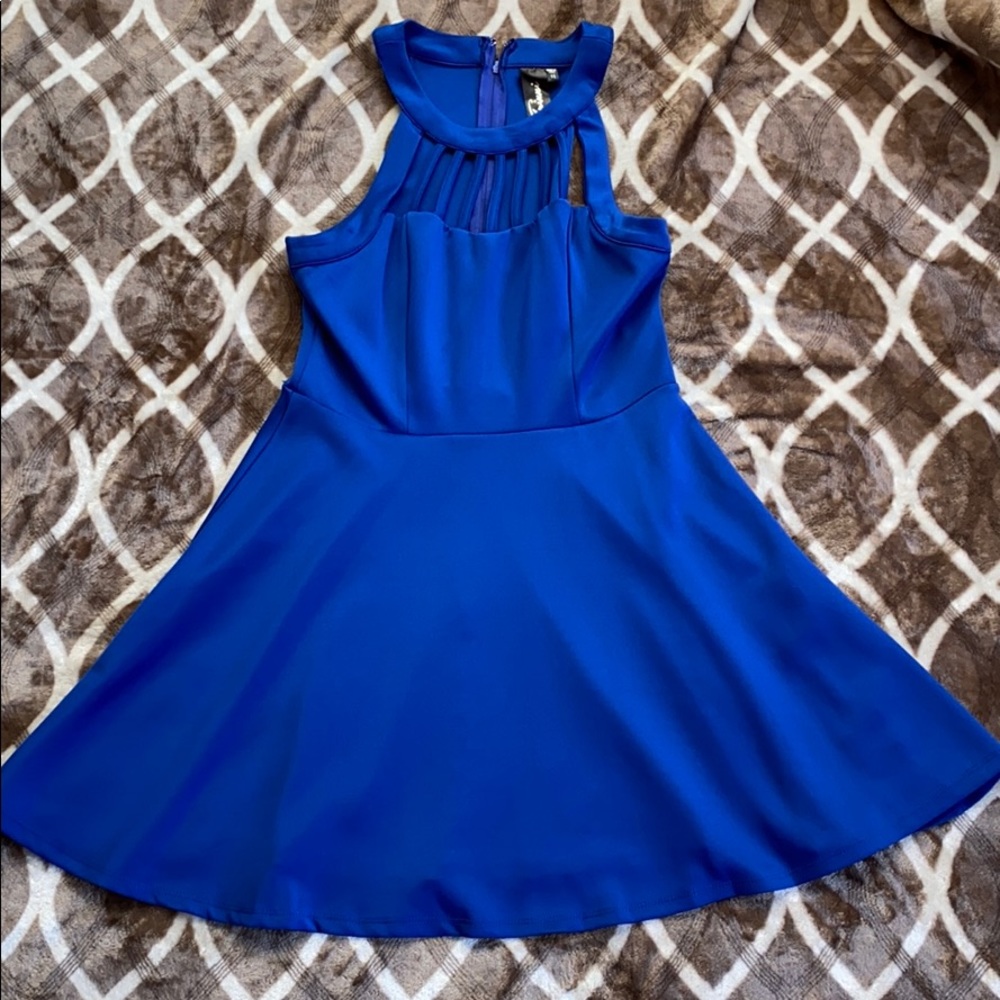Blue dress